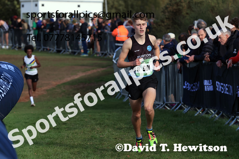 Mens Under-17s 2025 National Cross Country Relays, Berry Hill Park, Mansfield. Photo: David T. Hewitson/Sports for All Pics